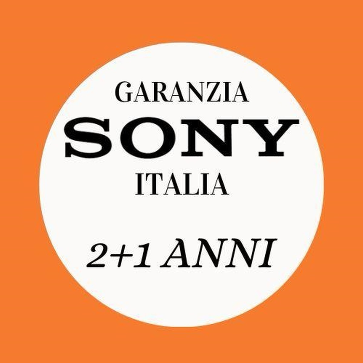 Sony garanzia 2+1
